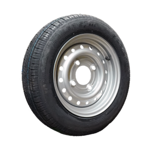 luchtband + wiel 145/80 R13 ST290 M+S + 4½Jx13H2 ET20 85/130/4 79 N staal zilvergrijs
