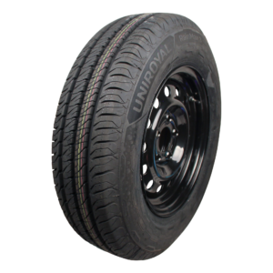 luchtband + wiel 185 R14C Rain Max 5 8PR + 5½Jx14H2 ET30 66,5/112/5 102/100 R staal zwart
