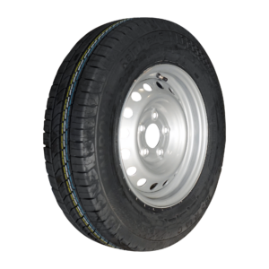 luchtband + wiel 185 R14C Rain Max 5 8PR + 5½Jx14H2 ET30 66,5/112/5 102/100 R staal zilvergrijs
