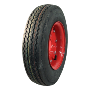 luchtband + wiel 5.70-8 (146/91-8) KT-701 6PR + 3.00D-8 ET0 60/100/4 77 M staal rood