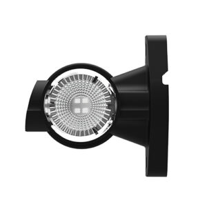 LED breedtelamp 96 x 97 x 52 rood/wit/oranje links kabel 200mm  12/24 V