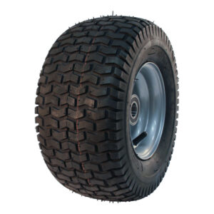 luchtband + wiel 13x6.50-6 V-3502 4PR + 4.50Ax6 ET0 NL75 57 A3 staal zilvergrijs