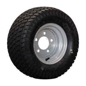 luchtband + wiel 20.5x8.0-10 KT-705 10PR + 6.00x10H2 ET-4 94/140/5 98/96 N staal zilvergrijs
