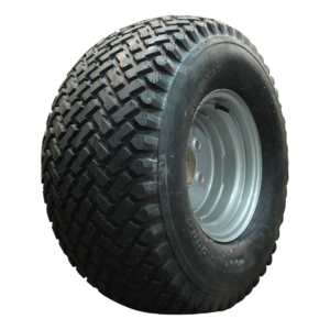 luchtband + wiel 26x12.00-12 HF-213 8PR 10.50Ix12H2 ET0 94/140/5 A3 staal zilvergrijs
