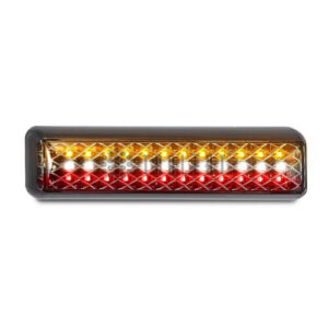 achterlicht links of rechts (universeel) 40cm kabel 200 x 50 x 28mm opbouw remlicht knipperlicht   Achteruitrijlicht achterlicht  160mm IP67 12/24 V CE, ECE-R10 / R7 / R6 / R23