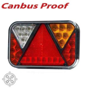 achterlicht VC-2732B5CAN 12 V rechts 5 PIN's bajonet