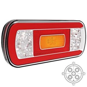 achterlicht 5 PIN's bajonet V10C5-600B5 universeel 12/24 V