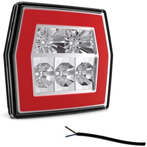 achterlicht 100cm LED links of rechts (universeel) kabel remlicht knipperlicht    achterlicht  IP68 12/24 V Lavaflow