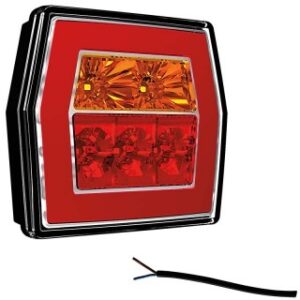 achterlicht 100cm LED links of rechts (universeel) kabel remlicht knipperlicht    neon-achterlicht  IP68 12/24 V Lavaflow