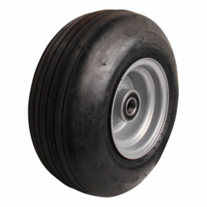 luchtband + wiel 13x5.00-6 V-3503 4PR 4.50Ax6 ET0 NL75 staal zilvergrijs