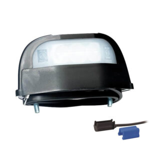 kentekenlamp LED 12/24v 112,3 x 57 x 97mm DC kabel 500mm, 0,75mm² 45 of 72mm  CE, ECE-R10 / R4
